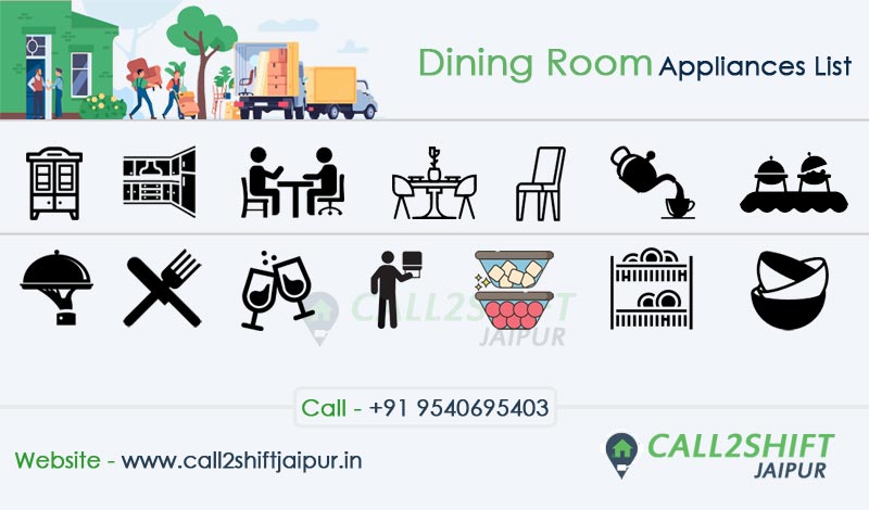 Dining room Appliances List