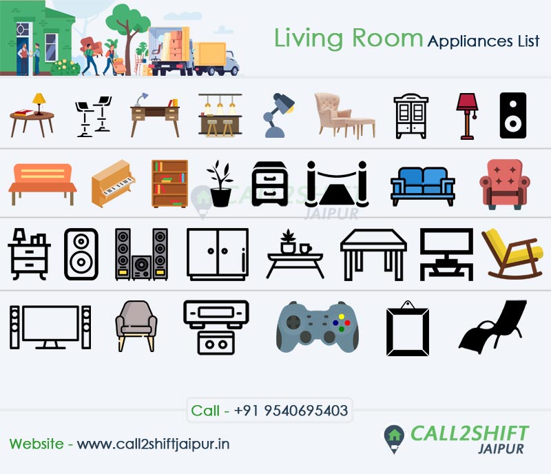 Living Room Appliances List