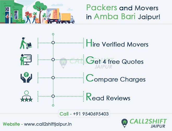 Looking for Packers and Movers in Amba Bari Jaipur