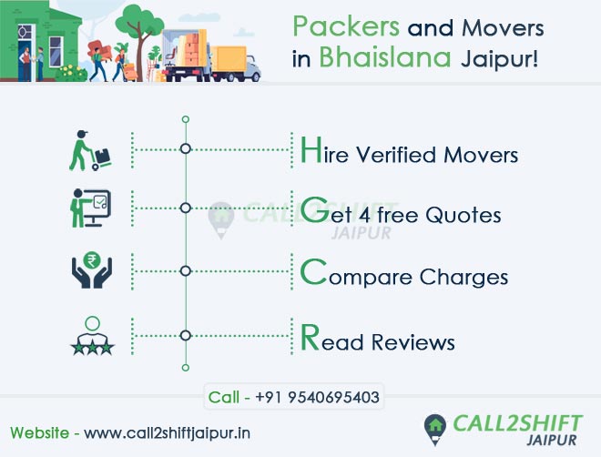 Looking for Packers and Movers in Bhaislana Jaipur