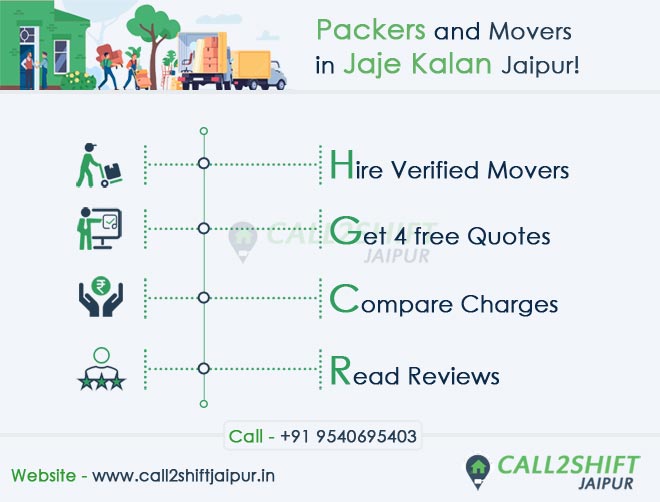 Looking for Packers and Movers in Jaje Kalan Jaipur