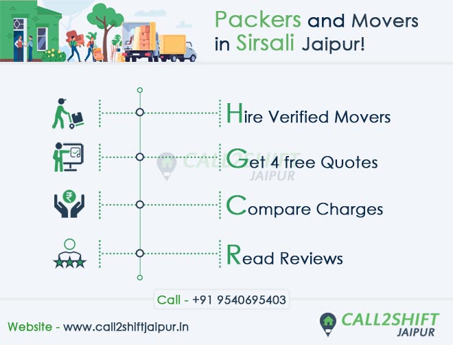 Looking for Packers and Movers in Sirsali Jaipur